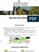 Nicho Ecológico - Ecologia