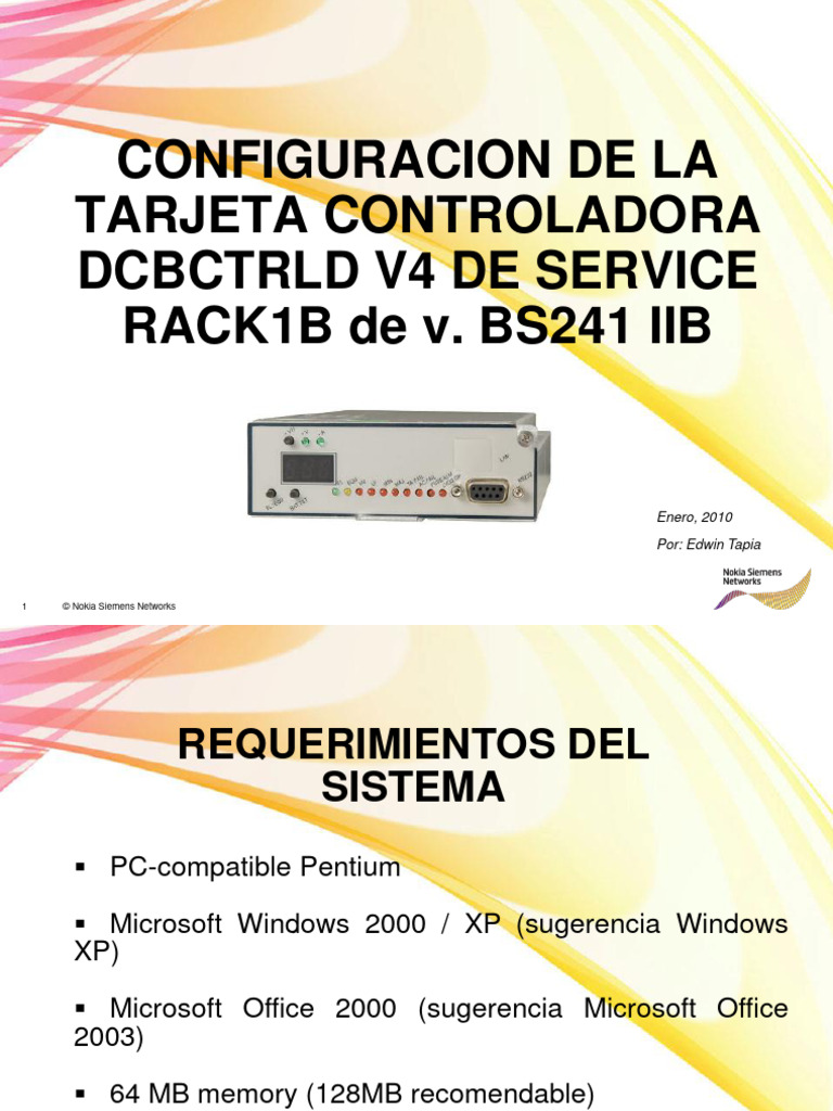Configuración Controladora DCBCTRLD V4 | PDF