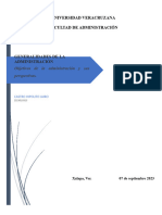 Generalidades de La Administración Objetivos y Perspectivas