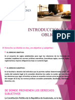 Introduccion A Las Obligaciones Tema 2 Derecho Civil Iv Umg