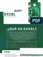 Manual de Estudios Cuatrimestral Excel