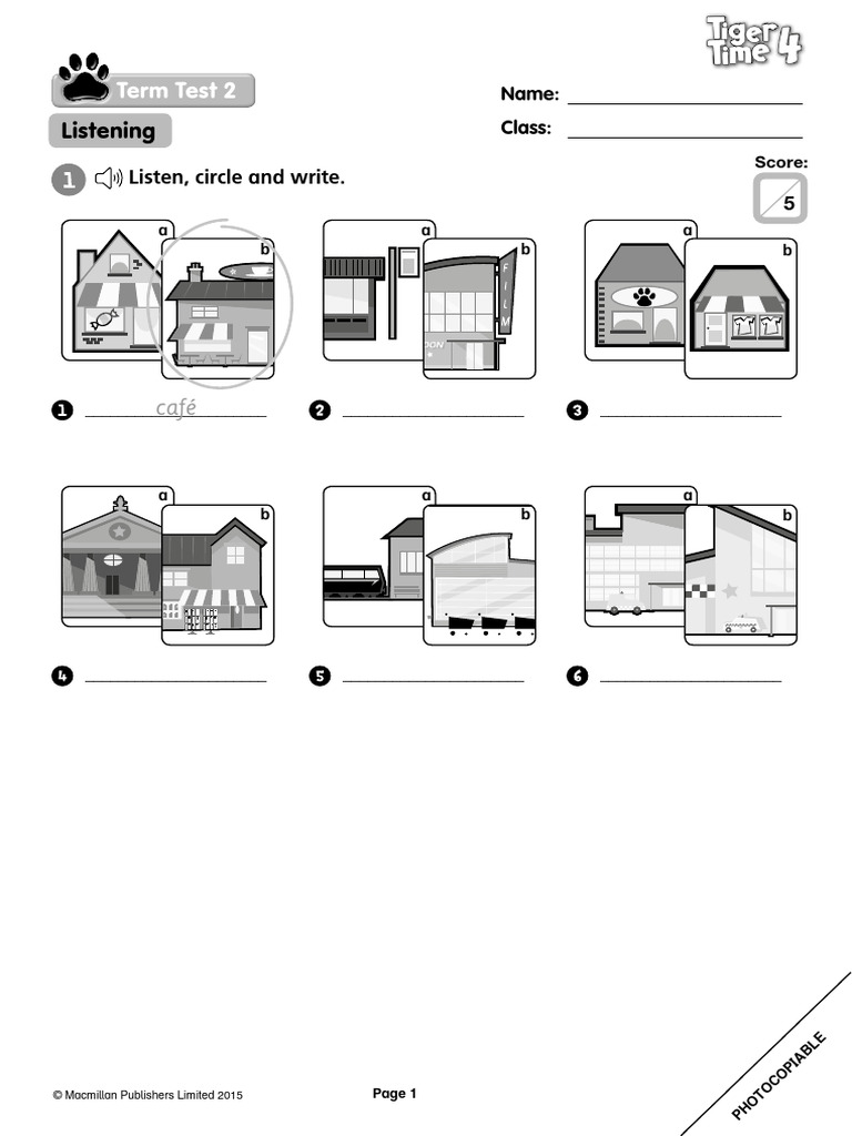 Term Test 2 Listening and Reading Activities | PDF