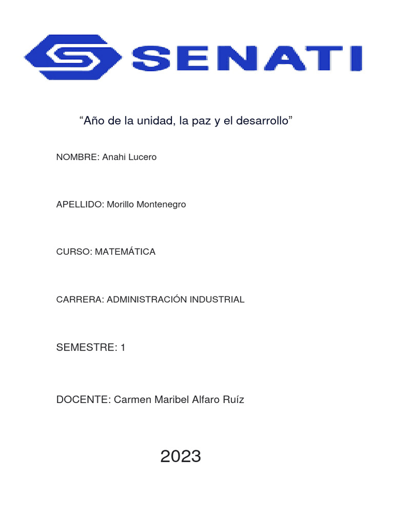 Trabajo final matematica pdf