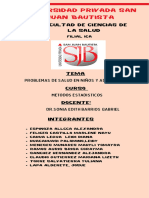 Roblemas de Salud en Niños y Adolescentes