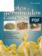 Brotes y Germinados Caseros - DR Soleil - Ediciones Obelisco