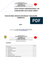 Plan de Area Ciencias Naturales 2023