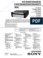 Sony Hcd-Shake10 30 Hcdshakex10!30!70 Ver.1.0 SM