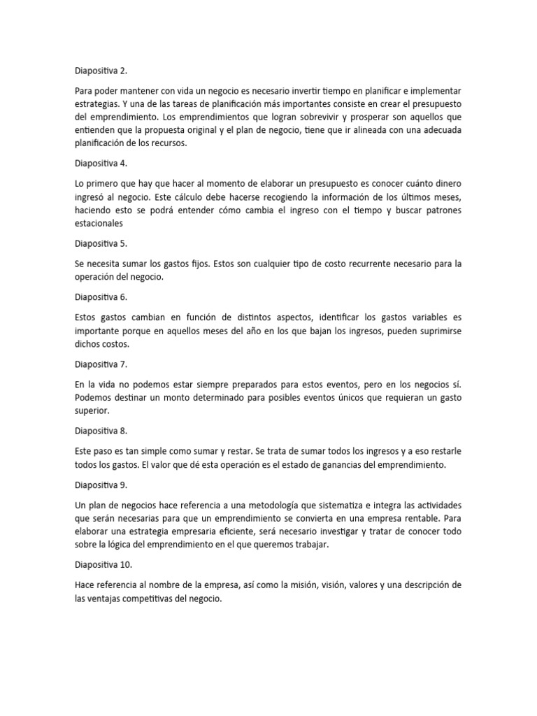 Cómo Elaborar un Presupuesto Empresarial | PDF | Presupuesto ...