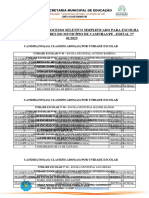 Resultado Final Do Processo Seletivo Simplificado para Escolha de Gestores Escolares Do Município de Casinhas/pe - Edital #01/2023