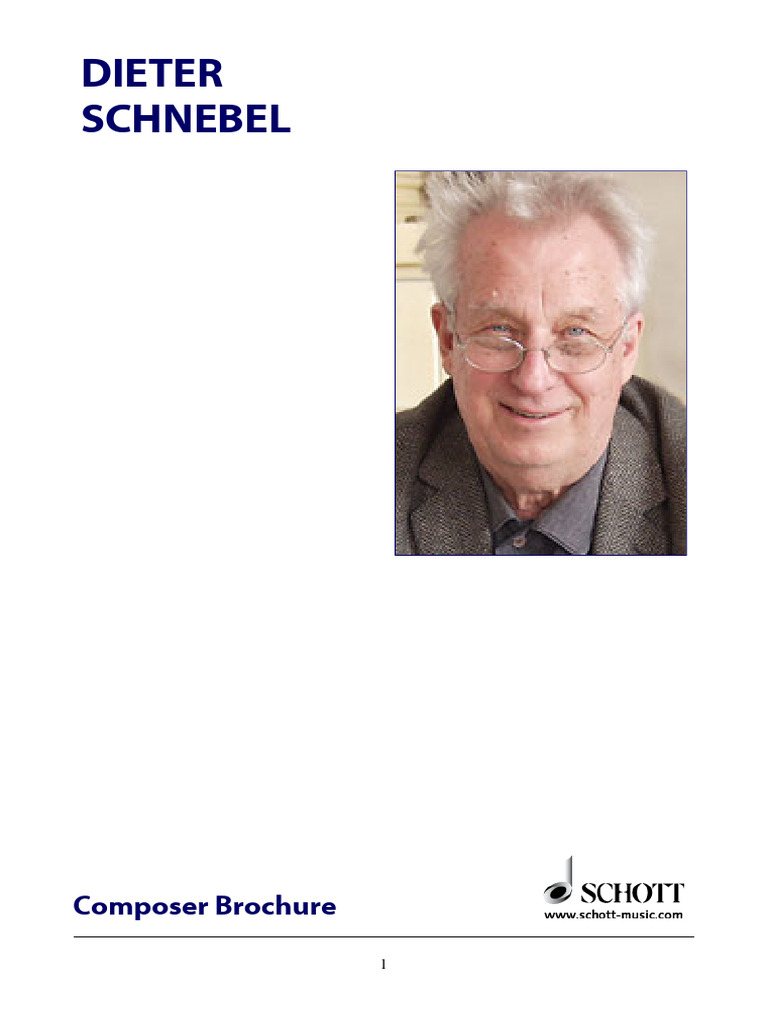 Dieter-Schnebel EN | PDF