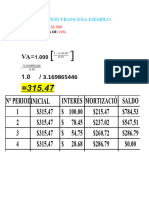 Amortización Francesa