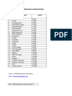 Daftar Harga Pemeriksaan Laboratorium Ades