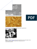 Micro Structure of Rolled and Annealed Brass