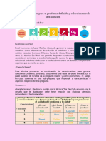 Ideamos Soluciones para El Problema Definido y Seleccionamos La Idea Solución