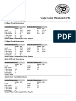 Gage Case Dimensions