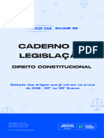 Direito Constitucional _ Caderno de Legislação 39º Exame