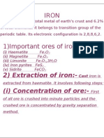 Extraction of IRON FROM ORE - Putligarh (G) - Amritsar