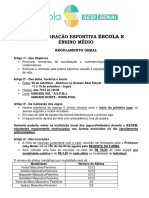 Regulamento - 21 Integração Esportiva Escola S Ensino Médio - 2023 - Atual