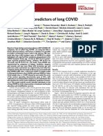 Atributos e Preditores Da COVID-19 de Longa Duração.