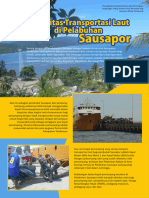 Aktivitas Transportasi Laut Di Pelabuhan Sausapor
