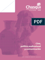 Cine, Política Audiovisual y Comunicación. Chasqui. (2016)