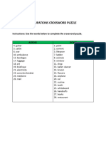 Occupations Crossword Puzzle