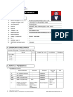 Form Daftar Riwayat Hidup