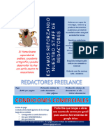 Brochure Redactores Freelance