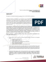 Solicitud de Información A La Secretaria de Salud