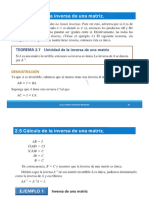 Tema 2 INVERSA DE UNA MATRIZ