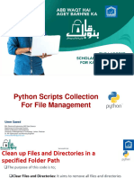 Python Script Collection For File Management