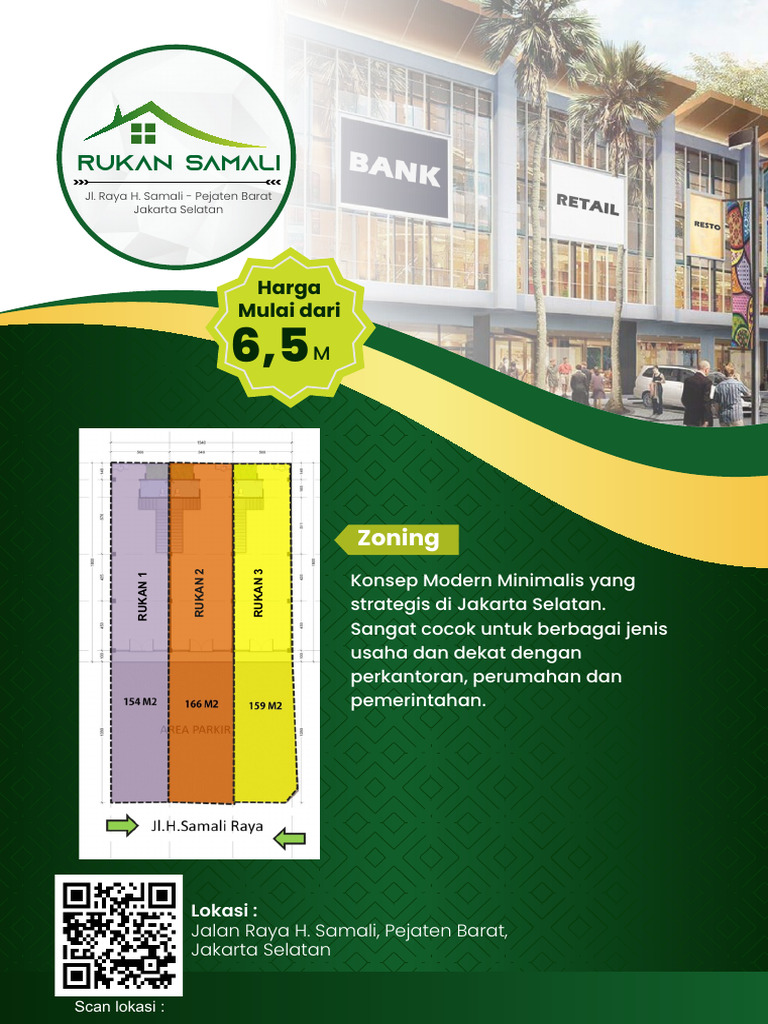Brosur Rukan Samali Jakarta Selatan | PDF