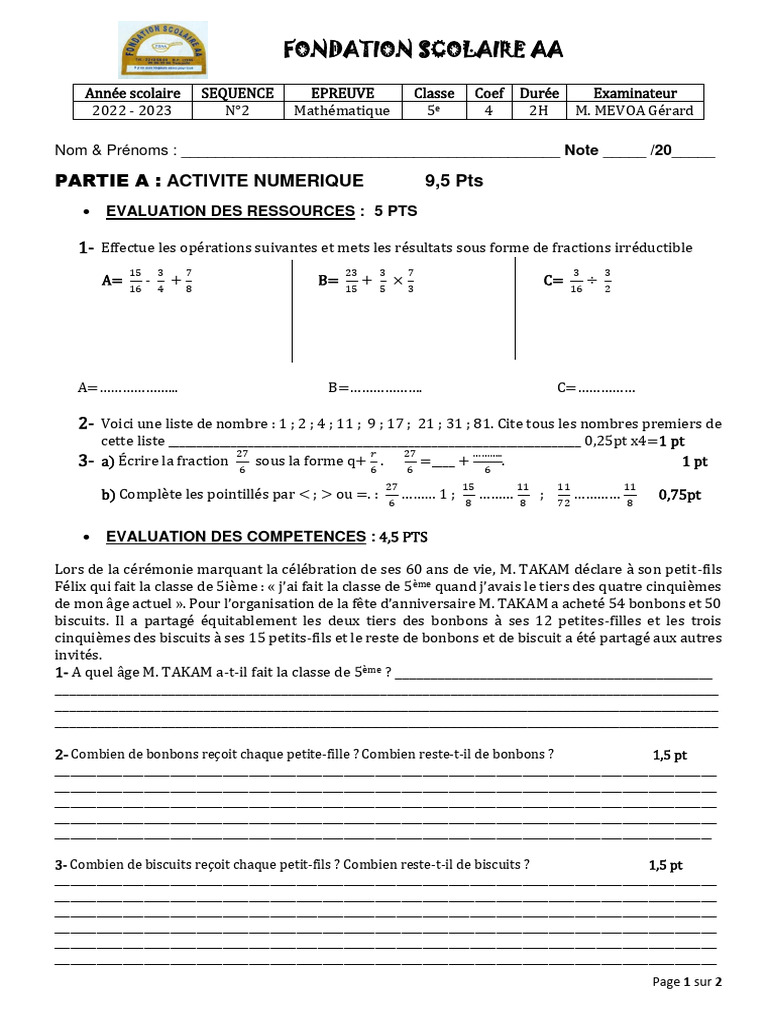 Math Ev2 5e | PDF
