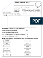 Examen de Personal Social