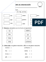 Examen de Comunicación Integral