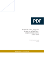 Comprendiendo La Economía Venezolana, Petróleo y Dependencia Externa 1950-2017