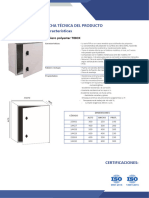 Tablero Electrico de Poliester Adosable Tibox Ficha Tecnica