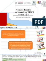 SESION 4 y 5. CTE FASE INTENSIVA Y TIFCD 2023-2024