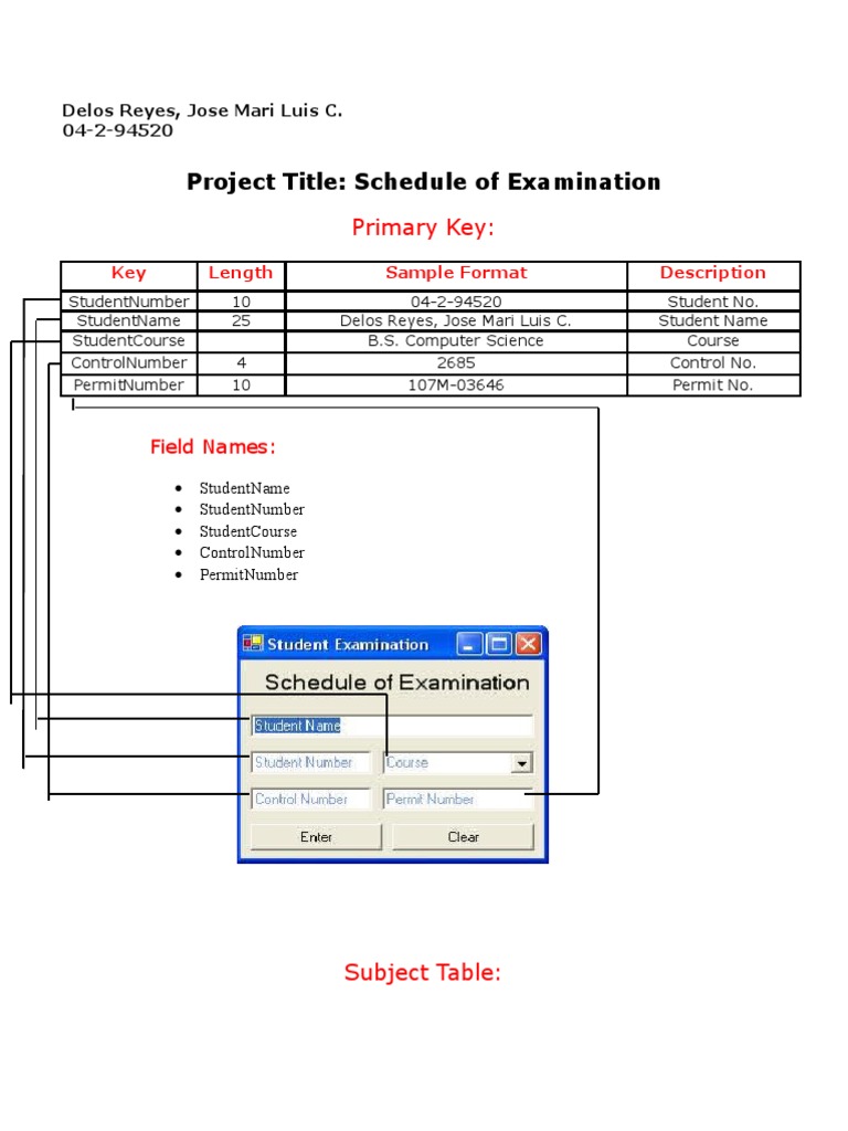 Exam Schedule for CS Students | PDF