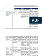 Research Lit Matrix