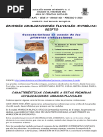 Egipto Grandes Civilizaciones Fluviales Antiguas
