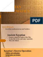 Ancient Egyptian Mathematics