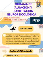 Programa de Evaluacion y Rehabilitacion Neuropsicologica - Oscar Calderon
