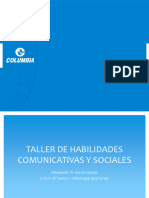 Taller - Habilidades Comunicativas y Sociales - 1