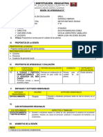 N°3 Sesión Proponemos Normas para El Cuidado de Las Plantas