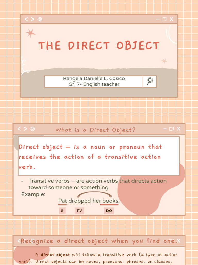 Understanding Direct Objects in English | PDF