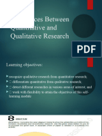 PR 1 4 Differences Between Quantitative and Qualitative Research