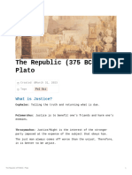 The Republic (375 BCE) - Plato (Summary)