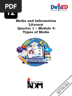 MIL - Q1 - M4 - TYpes of Media