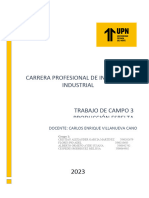 Carrera Profesional de Ingeniería Industrial: Docente: Carlos Enrique Villanueva Cano